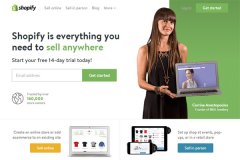 Shopify，一枚簡潔清新的國外電子商務平臺網(wǎng)站
